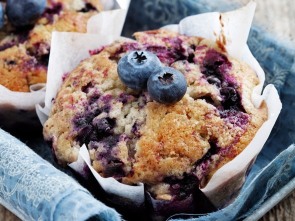 anteprima MUFFINS VEGANI AI MIRTILLI